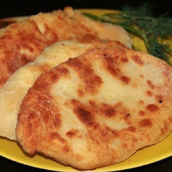 лепешки-пирожки с картошкой и сыром