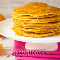 Тыквенно-апельсиновые блины