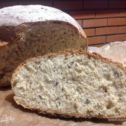 Хлеб с семенами льна и цельнозерновой мукой
