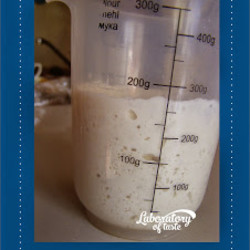 Разведение густой пшеничной закваски