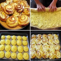 творожные завитушки со сметаной