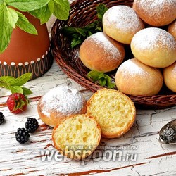 Творожные пончики в духовке