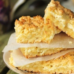 тёртый пирог с творогом