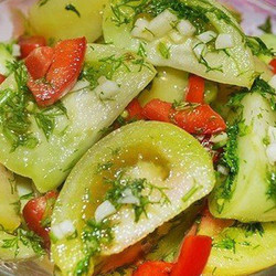 Маринованные зеленые помидоры на зиму. 