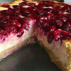  ягодный пирог с нежной начинкой