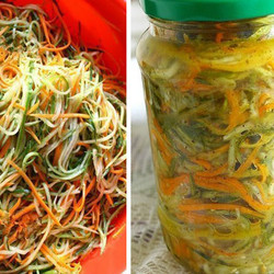 «Огурцы по-корейски с морковью»