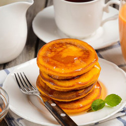 Вкусные тыквенные оладьи на кефире