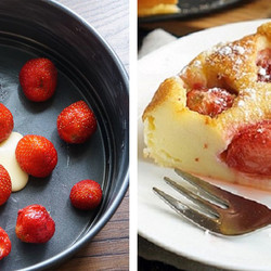 Французский пирог с клубникой