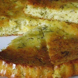 Вкуснейший сырный пирог на кефире