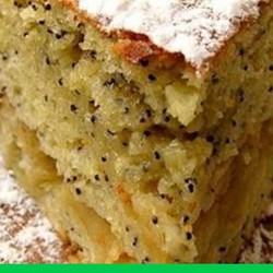 Очень вкусный яблочный пирог с маком