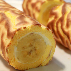 Нежный банановый рулет за 15 минут