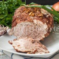 Буженина в луковой шелухе