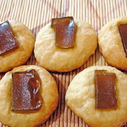  Творожное печенье без яиц с мармеладом