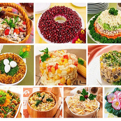 10 рецептов приготовления обалденных салатов 