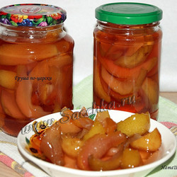 «Царское» варенье из груши - рецепт с фото