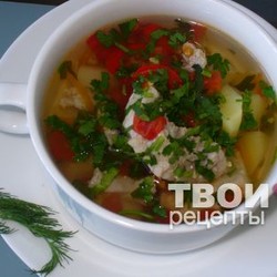 Суп с помидорами