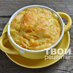 Морковно-картофельное пюре с сыром