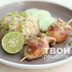 Шашлык из кальмара