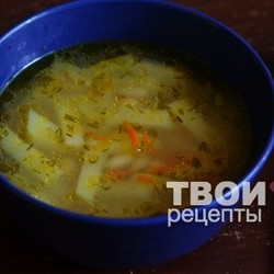 Суп с фасолью в мультиварке