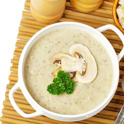 Грибной суп-пюре на кокосовом молоке - рецепт RussianFood