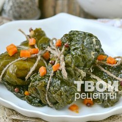 Голубцы из капусты с семгой