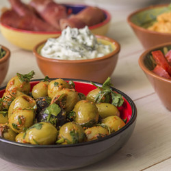 Тапас из оливок - рецепт RussianFood