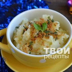 Картофельное пюре с хрустящим тимьяном