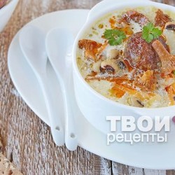 Суп из лисичек