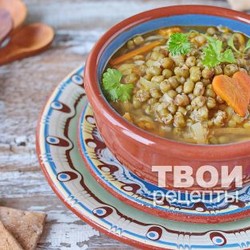 Вегетарианский суп из маша