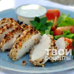 Куриные грудки в арахисовой панировке