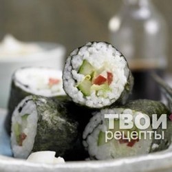 Роллы с огурцом