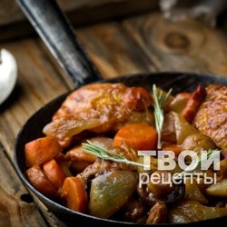 Курица в вине