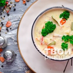 Суп из плавленых сырков