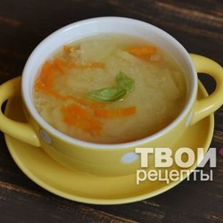 Суп с курицей и кускусом