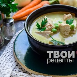 Суп пюре из курицы
