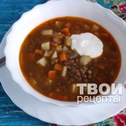 Суп из чечевицы