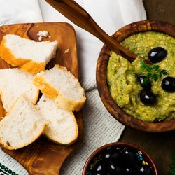 Греческий баклажанный дип - рецепт RussianFood