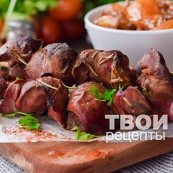 Шашлык из печени