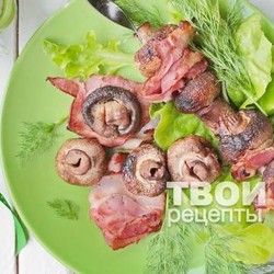 Шашлык из шампиньонов