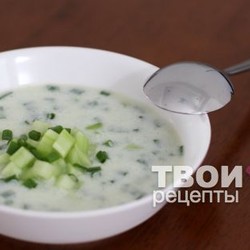 Холодный огуречный суп