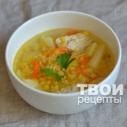 Гороховый суп с курицей