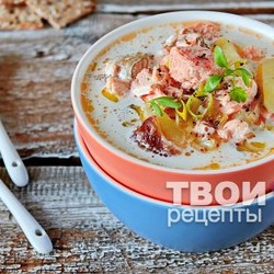 Уха из семги