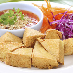 Жареный тофу - рецепт RussianFood