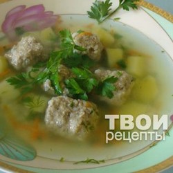 Суп с фрикадельками