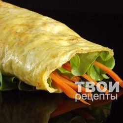 Омлет с пряной морковью