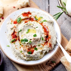 Бабагануш с кунжутом - рецепт RussianFood