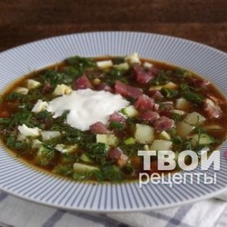 Окрошка на квасе