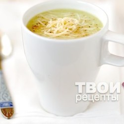 Суп-пюре из брокколи с картофелем и сыром