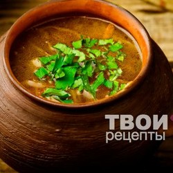 Щи с грибами