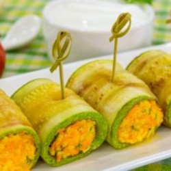 Рулетики из кабачков